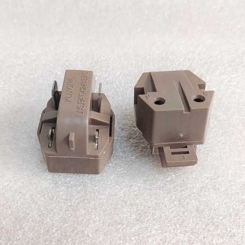 6 PIEZAS USPAT4241370 Refrigerador Congelador Relé PTC Arrancador U.S.PAT.4241370 2/3Pin - Imagen 14 de 20