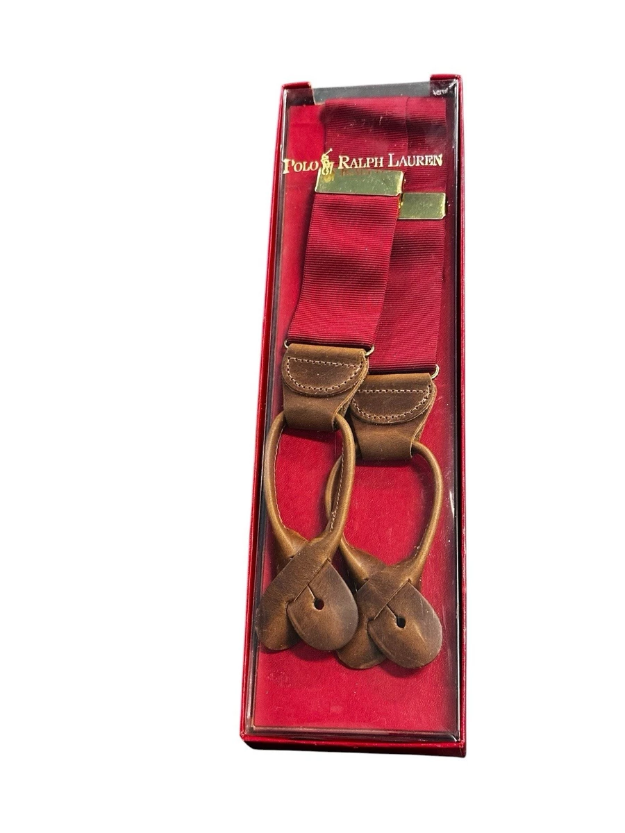Polo Ralph Lauren Red Suspenders for Men for sale | eBay