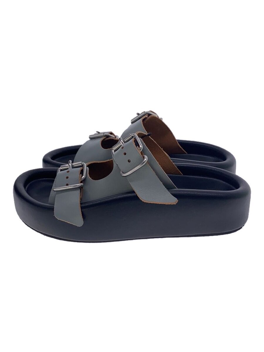 ■MM6 Maison Margiela■ Buckle Slide Ivory S59WP0177P5263H95 Mm6 Maison Margiela/Sandals/Buckle/Thick Sole/37/Blu