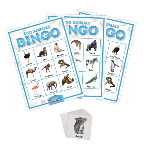 Kaplan Early Learning Zoo Animals Bingo Learning Game - Picture 2 of 3