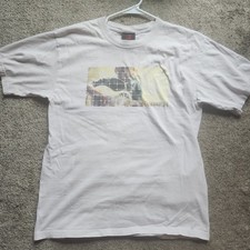 Vintage Bob Marley Redemption Song Shirt Tee Mens L White Zion Rootswear Tag