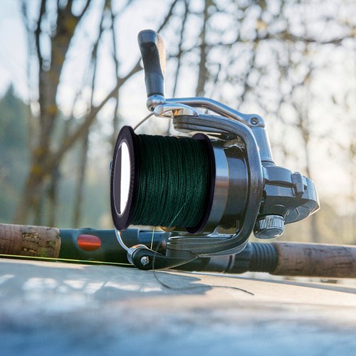 Línea de pesca trenzada de 4 hilos líneas trenzadas sensibles cuerda de pesca (verde) - Imagen 2 de 12
