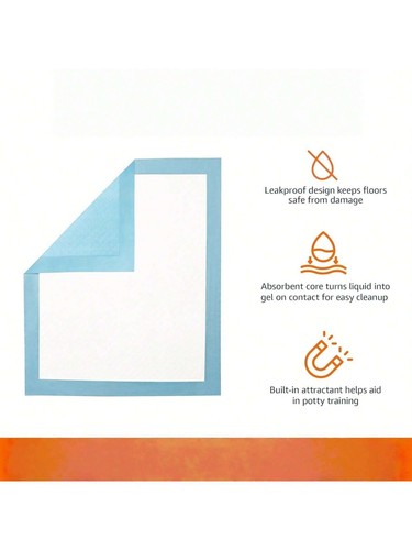 20/100/500 Cuscinetti per Animali Domestici per Cani Ultra Assorbenti Cuccioli Addestramento Pad Blu 18"/24"/35" - Foto 18 di 19