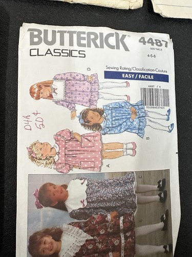 Vintage Doll Clothes Sewing Patterns - 10 total #T4 - Picture 3 of 7