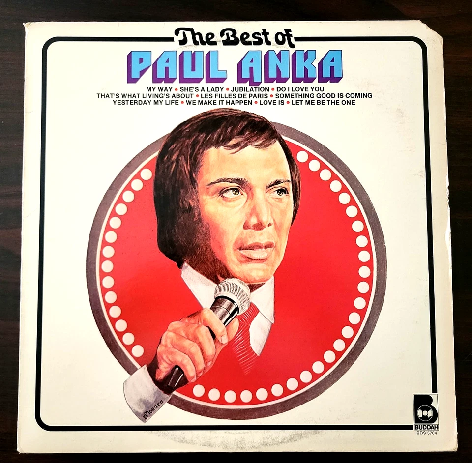 Paul Anka - The Best Of - Pop Soft-rock R&R Jazz Doo-wop VG+ Vinyl LP - Image 2 of 4