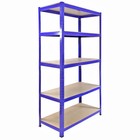 Monster Racking 4 x 90cm Blue Storage Racks with 4200kg Capacity, Free Bay