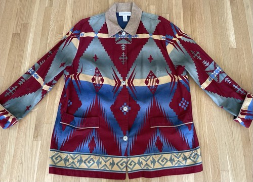 NOS Jones New York Sport- Women's 2X- Aztec Southwest Barn Jacket Coat - Picture 18 of 18