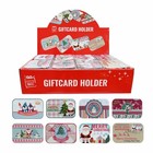 Festive Magic Gift Card Holders Tin Retro Box Christmas Holiday Merry Everything