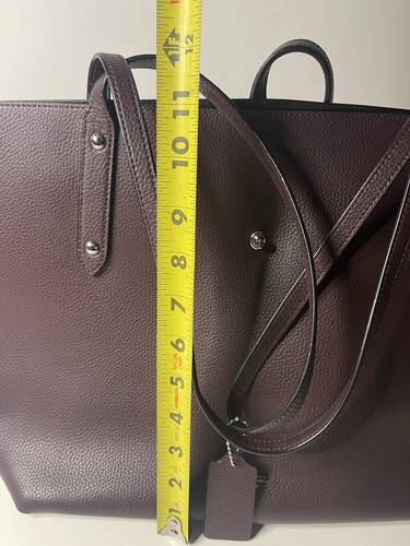 Borsa Coach Market argento sangue di bue 58849 grande borsa a tracolla chiusura girevole - Foto 14 di 19