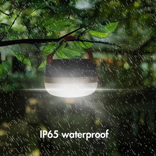 2x LED lampada da campeggio esterno lampada da campeggio USB ricaricabile lanterna batteria tenda luce - Foto 8 di 13