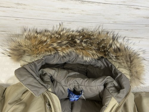 Giacca parka piumino Arctic Lights blu oca Canada taglia LARGE UOMO cappuccio pelliccia lungo - Foto 17 di 23