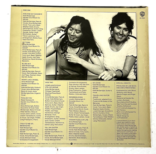 KATE & ANNA McGARRIGLE ~ Self Titled ~ Orig. LP/Vinyl 1975 EX~13 - Picture 2 of 4