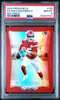 2024 PANINI PRIZM DECA RED PRIZM #153 PATRICK MAHOMES II 195/199 PSA 8