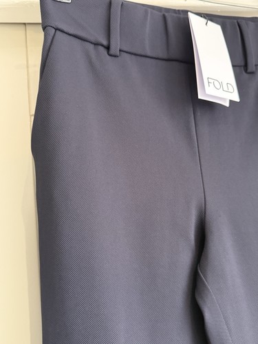 The Fold 4-Way Stretch Haydon Super Slim-Leg Trousers UK 8 Navy New With Tags - Picture 6 of 10