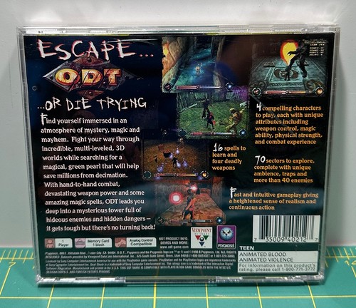 O.D.T. für Sony Playstation 1 (PS1/PSX) - getestet & funktioniert - Bild 3 von 4