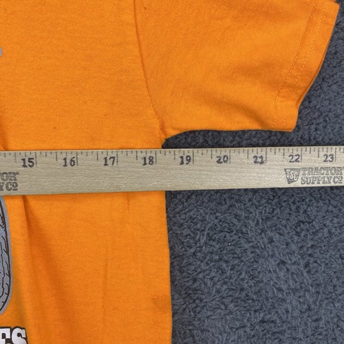 Gildan Shirt Men M Heavy Cotton Harley Davidson Party Tripps Benefit Biker Crew - Picture 6 of 10