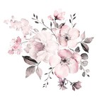 Large PVC Floral Flower Wall Stickers Art Decal Home Room Decoration Ornament