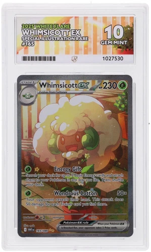 ACE 10   - Whimsicott ex - 165/086 - White Flare - Pokemon