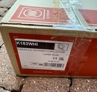 Box of 100 MK Logic Range - K182 WHI - 1 Gang 1 to 2 Module Euro Data Plate 