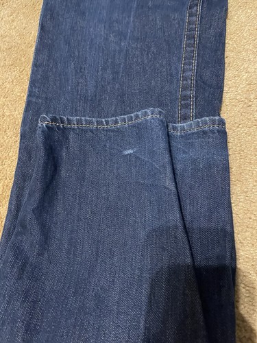 True Religion Herren Größe 32x33 Ricky Flap SN Relaxed Straight Jeans Blau Denim - Bild 6 von 12