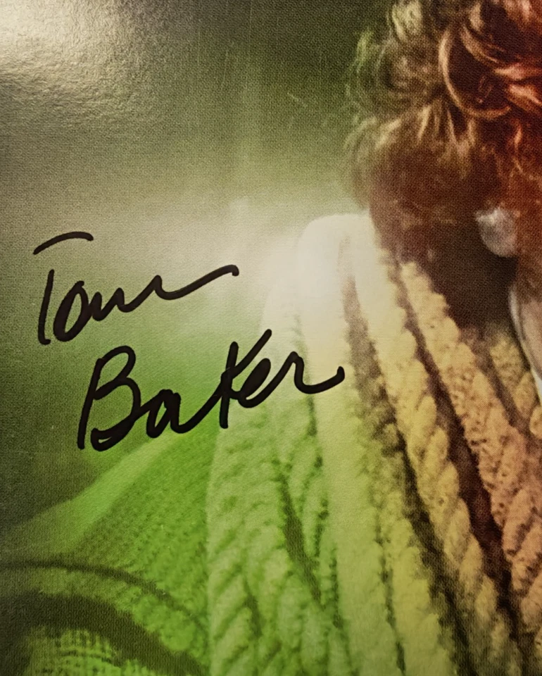 Tom Baker DR Who Hand Singed in person A4 Picture memorobilia - Image 2 of 4
