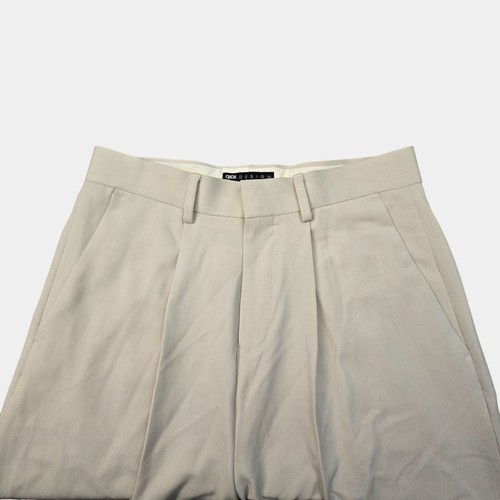 Bermudas Pantalones Cortos Para Hombre Beige W28 Pierna Ancha Preppy Neutro Informal Nuevo con Etiquetas - Imagen 5 de 8