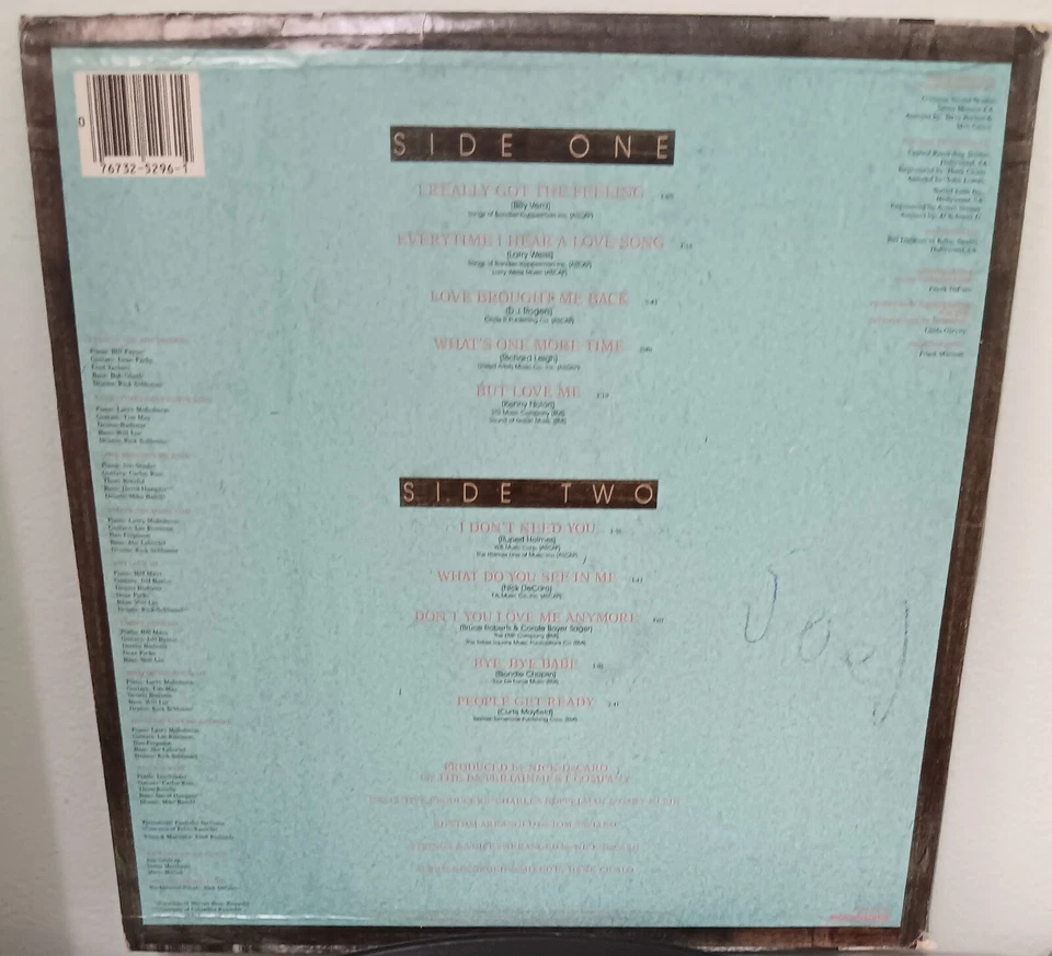 B.J. Thomas – As We Know Him - 1982 LP record VG+, cover VG - Image 2 of 3