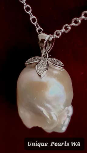 KESHI BAROQUE PEARL NECKLACE / PENDANT #179 X BROOME FREE POSTAGE from WA
