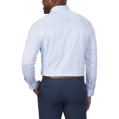 Calvin Klein Men's Wrinkle Free Dress Shirt, Light Blue, Size M (15-15.5-36/37) - Picture 5 of 8