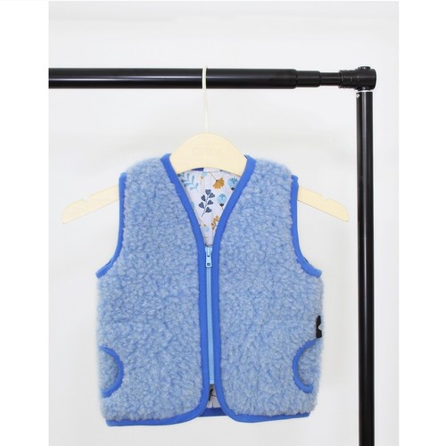 Merino Wool Warm & Natural Wool Vests , Breathable Cotton + Wool - Picture 3 of 9