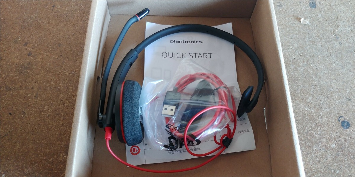 イヤホン Sii NEW IN BOX* Plantronics Blackwire C3210 209744-22 Monaural USB