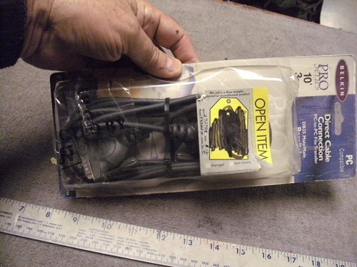Belkin 10' DB25 Male Parallel Direct Cable Connection , PC to PC File Transfere - Picture 3 of 9