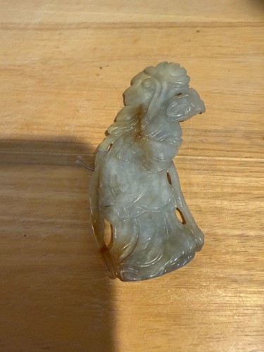 Old Chinese Han Dynasty Natural Hetian Jade Carved WARRIOR 4.5" X 1.5" 3 OZ.