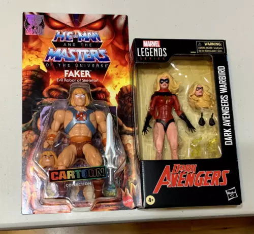 Faker Masters of the Universe Origins Wave 23Marvel Legends WARBIRD Hasbro-Lot 2