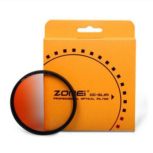 Zomei Gradient orange Filter Ultra Slim Gradual Color Filter GC-Orange 40.5-82mm - Picture 13 of 21