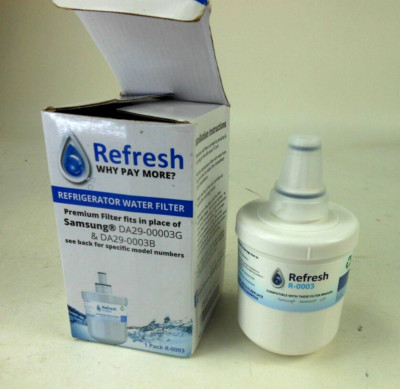 Refresh R 003 Water Filter Refresh R-0003 Water Filter DA29-00003G Replacement Filter Refrigerator ...