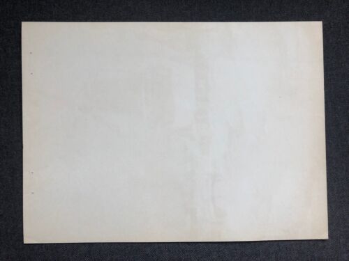 Vintage ART Litho Print Kalender A HOLLAND SUNSET Windmühle Gebäude bunt #57 - Bild 2 von 4