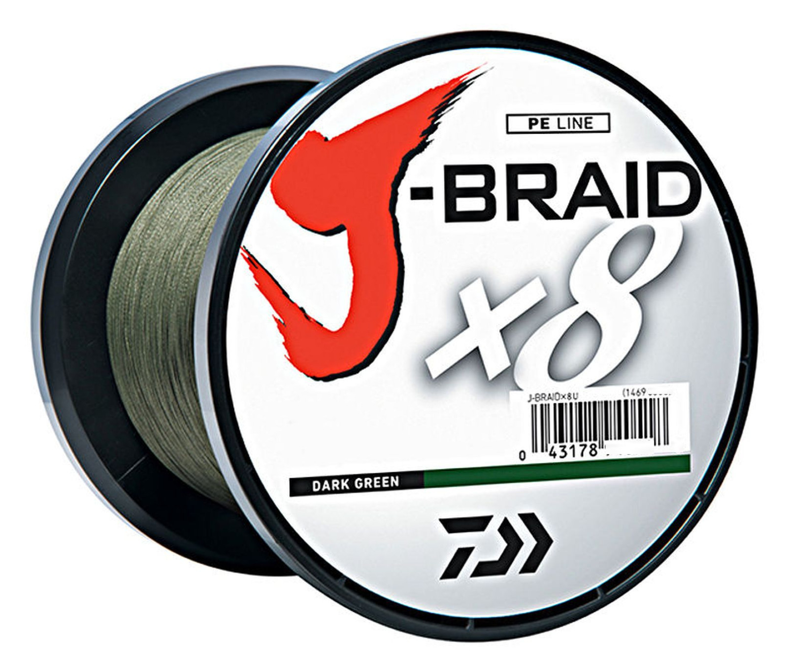 Daiwa J Braid 20lb 1650 yds Fishing Line Dark verde Eight Strand Weave Braid NEW Daiwa J Braid 20lb 1650 yds Fishing Line Dark verde Eight Strand Weave Braid NEW