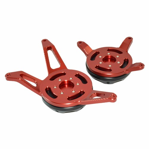Red Engine Guard Sliders Protection Set For HONDA CB650F CBR650F CB650R CBR650R - Picture 6 of 6