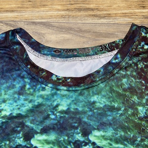 Yizzam "Octopus" Graphic Print T-Shirt Size 3X Ocean Reef - Picture 7 of 12
