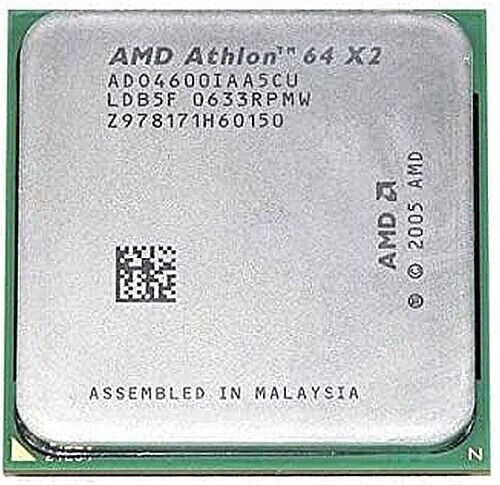 AMD Athlon 64 X2 4600+ 2.4GHz Dual-Core Windsor K8 Socket AM2 Desktop Processor - Picture 1 of 2