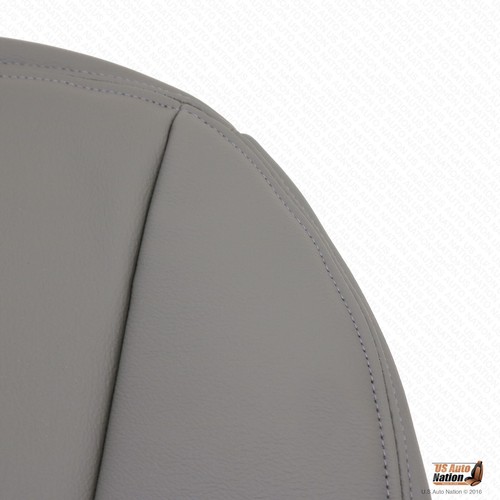 1999 2000 Ford Expedition XLT Driver Bottom Leather Seat Cover GRAY - Picture 7 of 8