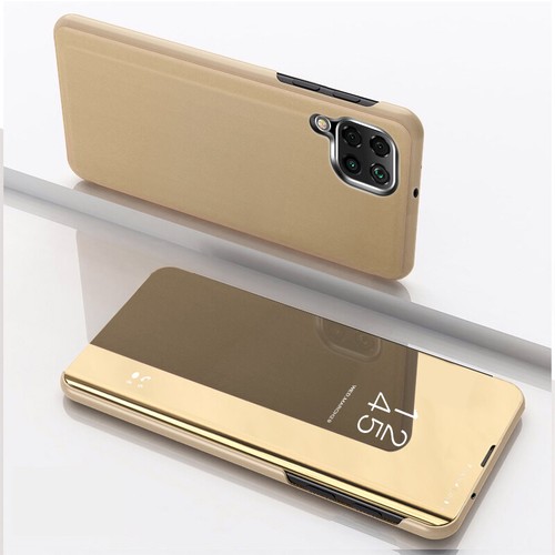 For Samsung S25 Ultra S24 S23 S22 A35 Clear Mirror View Leather Flip Case Cover - Picture 16 of 19