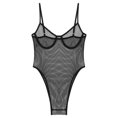 Body donna senza maniche Leotard pigiama lucido cavallo aperto tuta sexy - Foto 43 di 45