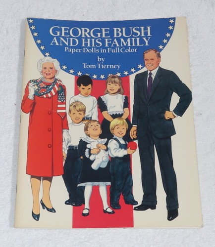 Paper Dolls in Full Colour - George Bush and His Family - Picture 1 of 4