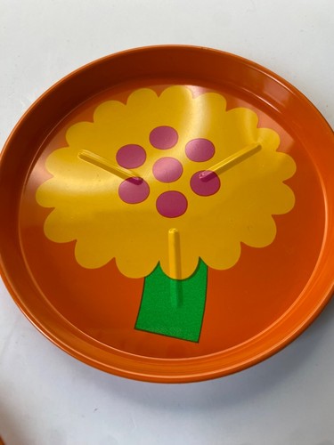 5 Laurids Lonborg Metal Coasters by Lena & Al Eklund - Orange & Yellow Flowers - Picture 9 of 12