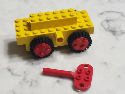 Lego engine key vintage classic wind up motor key x385 bb0047 set 895 890 599