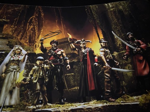 LINEA ACTION FIGURE INDIANA JONES™ Raiders Temple Crociata Regno HASBRO POSTER - Foto 3 di 10
