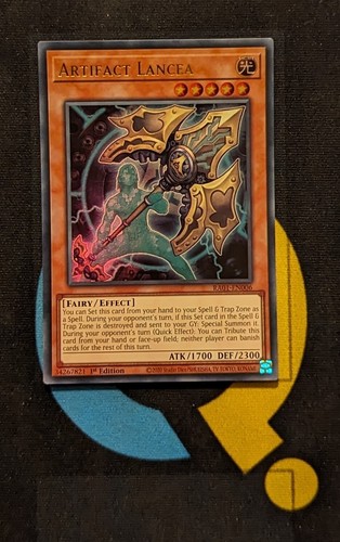 RA01-EN006 Artifact Lancea Ultra Rare 1st Edition YuGiOh Card