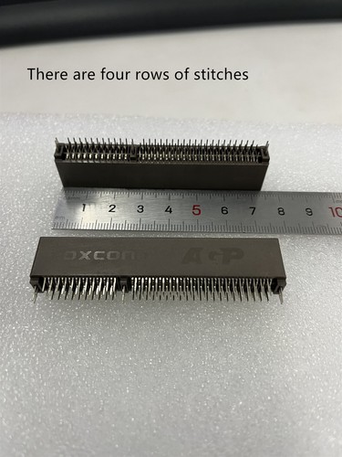 2PC NEW AGP connection piece AGP 62/124 PIN 11AC1-050124-71R  - Afbeelding 1 van 9